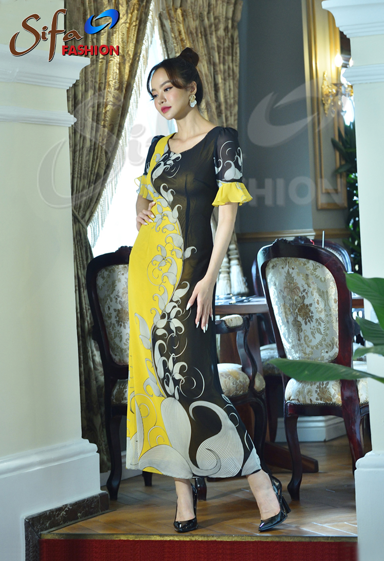 Đầm bông hoa dây