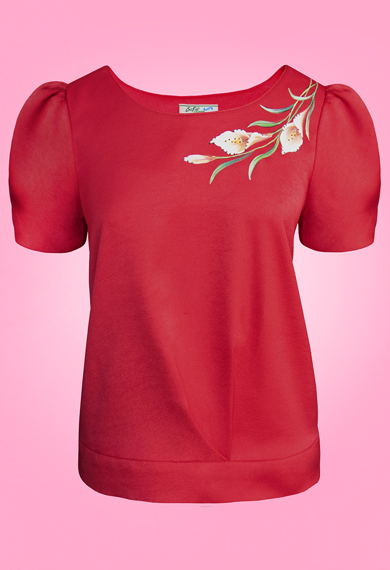 Áo cổ thuyền bo lai