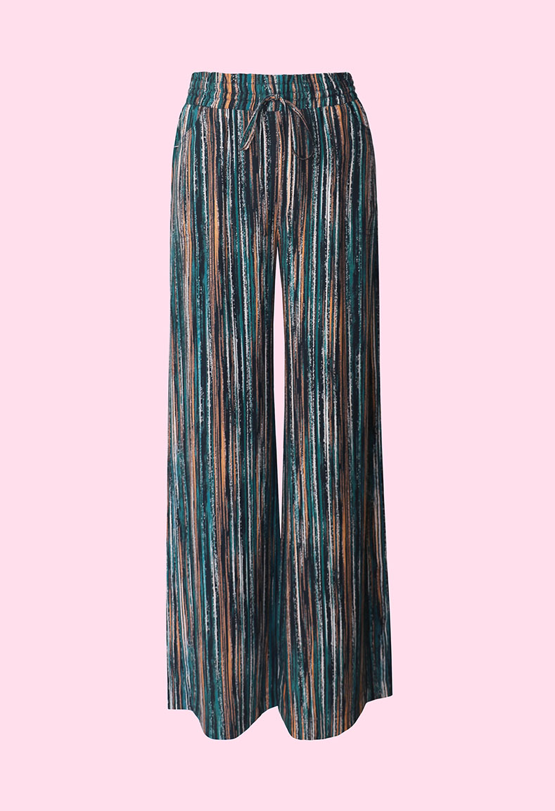 Quần lưng thun ống suông