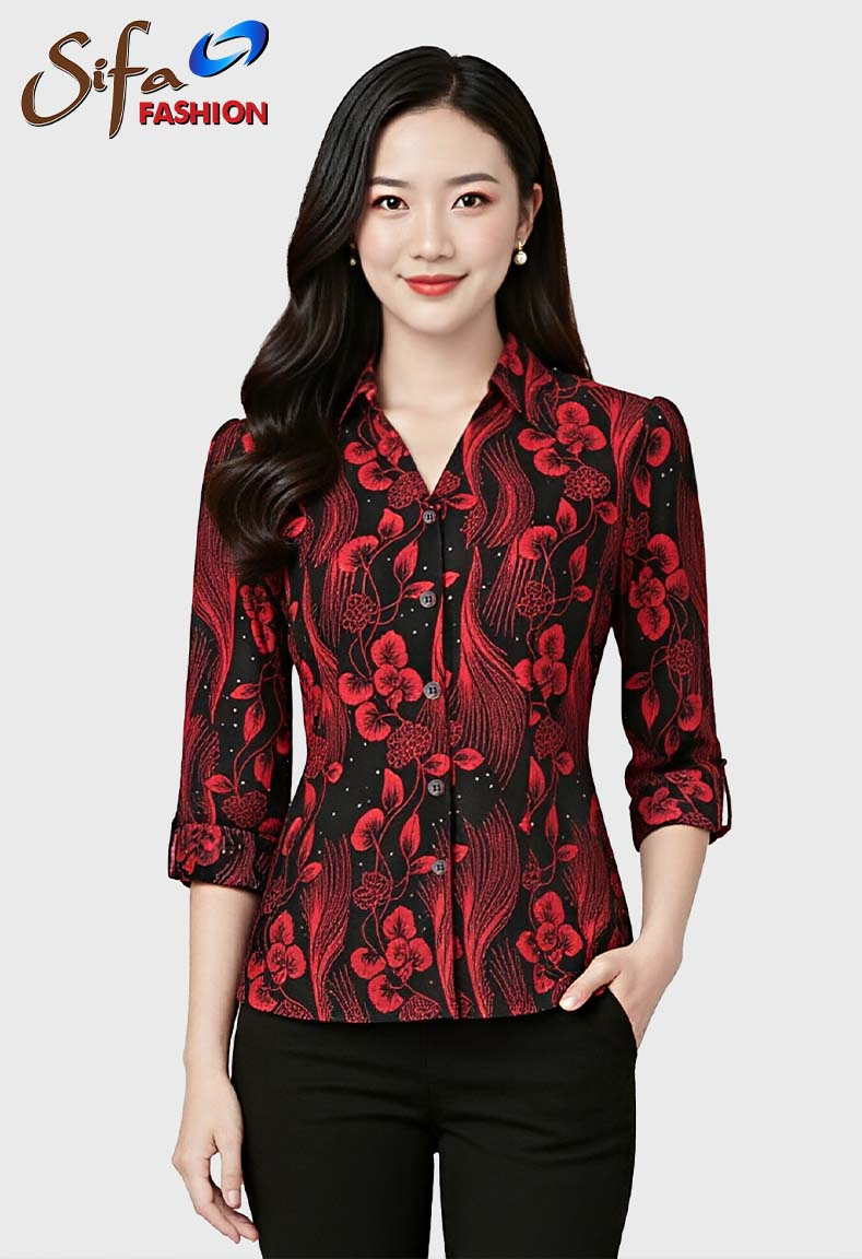 Áo sơ mi tay lỡ